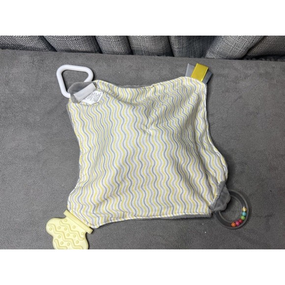 Stephan Baby Elephant Security Blanket Gray Lovey Teether Rattle Toy 2017 8” In - Picture 7 of 11